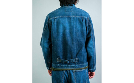 14ozセルヴィッチデニム　1stタイプジャケット インディゴブルー　【サイズ：3】