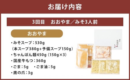 本場博多の味水炊き・もつ鍋食べ比べ定期便【隔月定期便（計3回発送）】 おおやま もつ鍋 水炊き 華味鶏 モツ鍋 鍋 料理 食事 隔月定期便 隔月 定期便 食べ比べ
