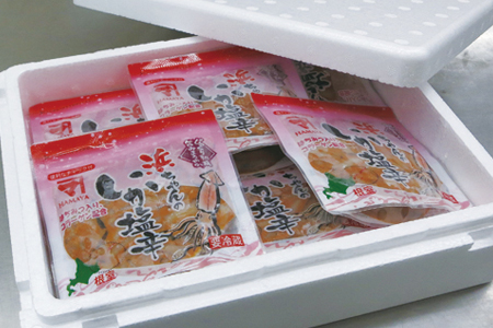 【北海道根室産】浜ちゃんのいか塩辛10入り A-32005