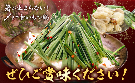 もつ鍋 醤油味 セット ちゃんぽん麵 味味 2～3人前 地域商社ふるさぽ《90日以内に出荷予定(土日祝除く)》福岡県 鞍手町 もつ 鍋 牛モツ ミックスホルモン 醤油 味味