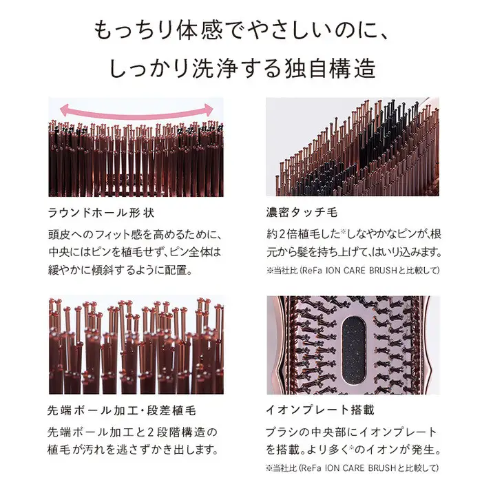 【ブラック】リファイオンケアブラシプレミアム