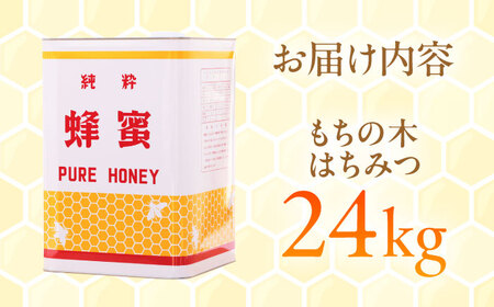 もちの木はちみつ（一斗缶24kg） / はちみつ 国産 非加熱 純粋 蜂蜜 天然 ハチミツ / 稲沢市 / 椿園株式会社[BMBI005]