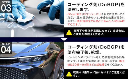 撥水 車体 ボディ 専用 コーティング剤 DoBGP 1本 30ml 株式会社筒丸《30日以内に出荷予定(土日祝除く)》福岡県 鞍手郡 鞍手町 はっすい 艶 ボディ専用 撥水コーティング剤 カー用品 液タイプ 車両ガラス 撥水剤