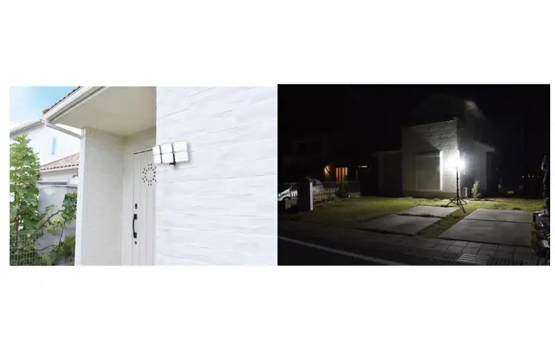 大進 LEDセンサーライト6灯式 極 DLA-10T600 防犯ライト 100V 防雨 屋外 人感センサー 4939736903247
