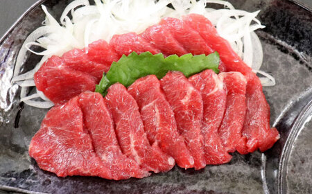 純国産馬 赤身馬刺し約70g 馬刺し[AYDK002]