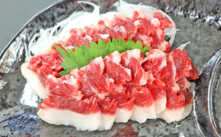 純国産馬 バラヒモ馬刺し計約200g 馬刺し[AYDK014]