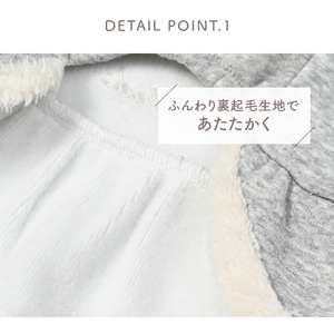 裏起毛ファー使いワンピース 【ココアトワ(cocoAtoi)】 Ｓ
