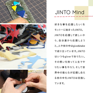 三角 コインケース 小銭入れ ミニ財布 野球 グローブ 本革 JINTO:タン