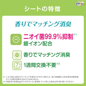 ユニ・チャーム ペットシーツ [デオトイレ 消臭・抗菌 シートボタニカル 20枚×12]