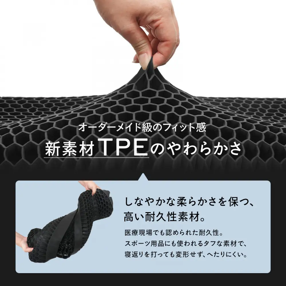 ドクターブレイン DR.BRAIN TPE ジェル枕 首が痛くならない 低反発 枕 カバー付き 首こり 肩こり ピロー 人間工学 丸洗いOK 安眠枕 ハニカム構造 まくら 快眠枕　理学療法士監修