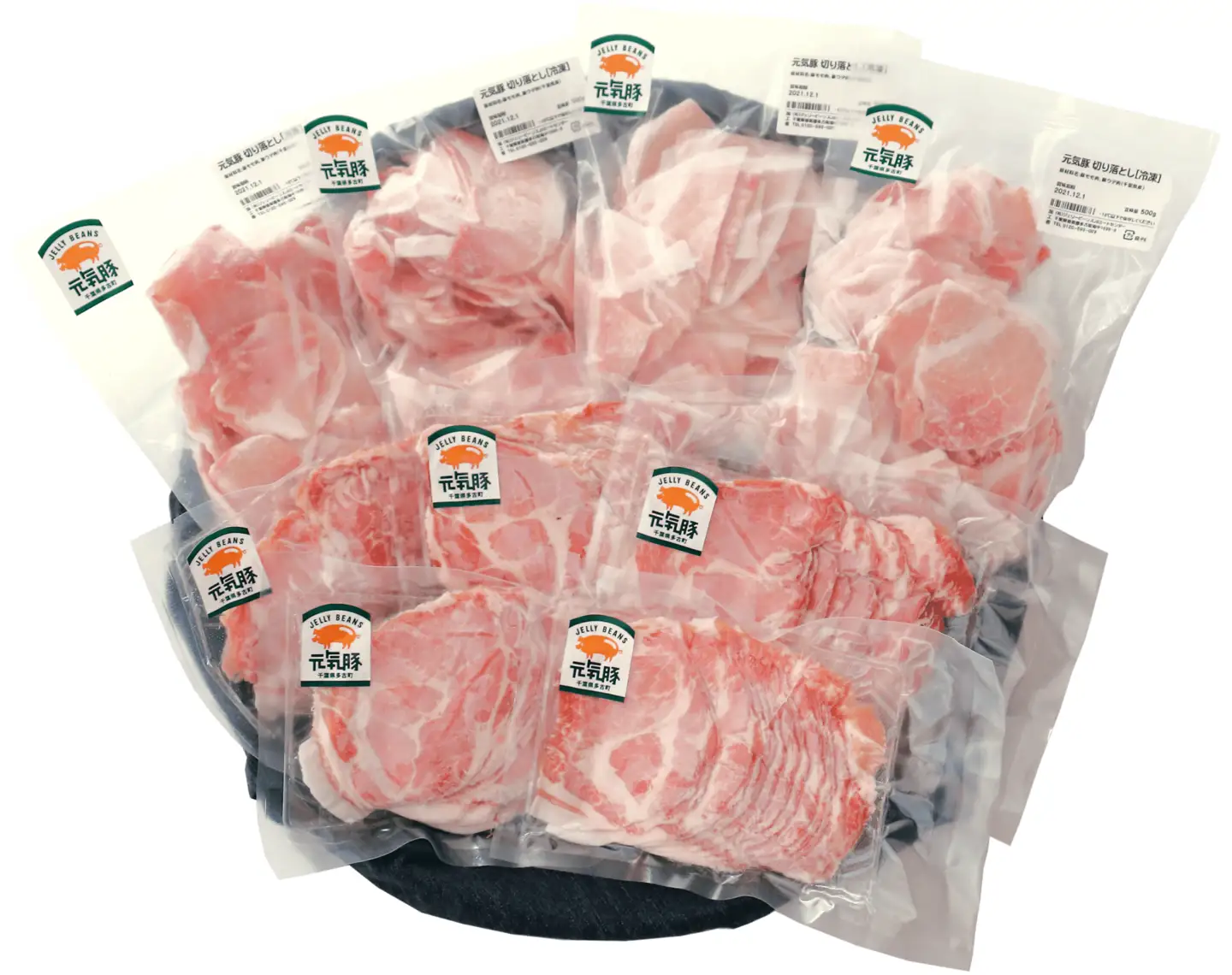 【農場直送】千葉県産三元豚　元気豚 精肉セット 3kg　 TAKB009