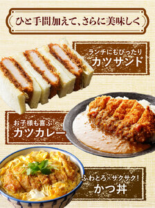 熊本県産 豚ロースカツ約700g 植田商事有限会社《30日以内に出荷予定(土日祝除く)》 熊本県 菊池市 豚 豚肉 冷凍 カツ 国産 揚げるだけ ロース 送料無料