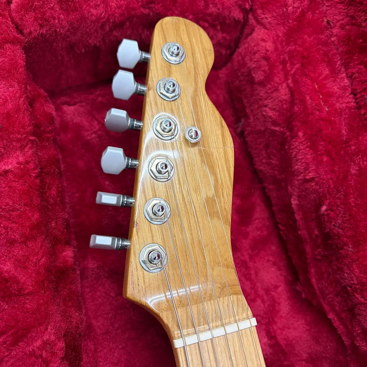 ギター テレキャスター 型 telecaster 桐 藍染 ハンドメイド Guitar ケース付