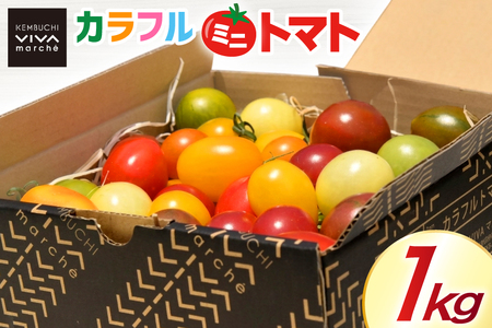 剣淵町産 カラフルミニトマト 1kg [けんぶちVIVAマルシェ 北海道 剣淵町 14656380]