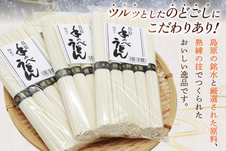 AJ296 島原 手のべうどん 250g (50g×5束×1袋) 