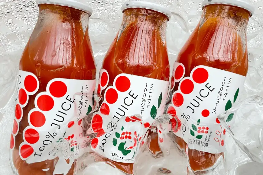 ミニトマトジュース MINITOMATO 100% JUICE 180ml 10本 1箱 [そのぎ茶深緑の里 tomattea 長崎県 東彼杵町 hs42bag570003]