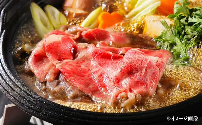 長崎和牛 肩ローススライス 500g 《対馬市》【株式会社サイキ】 和牛 肩ロース スライス すき焼き しゃぶしゃぶ 鍋 牛肉 肉[WAX070]