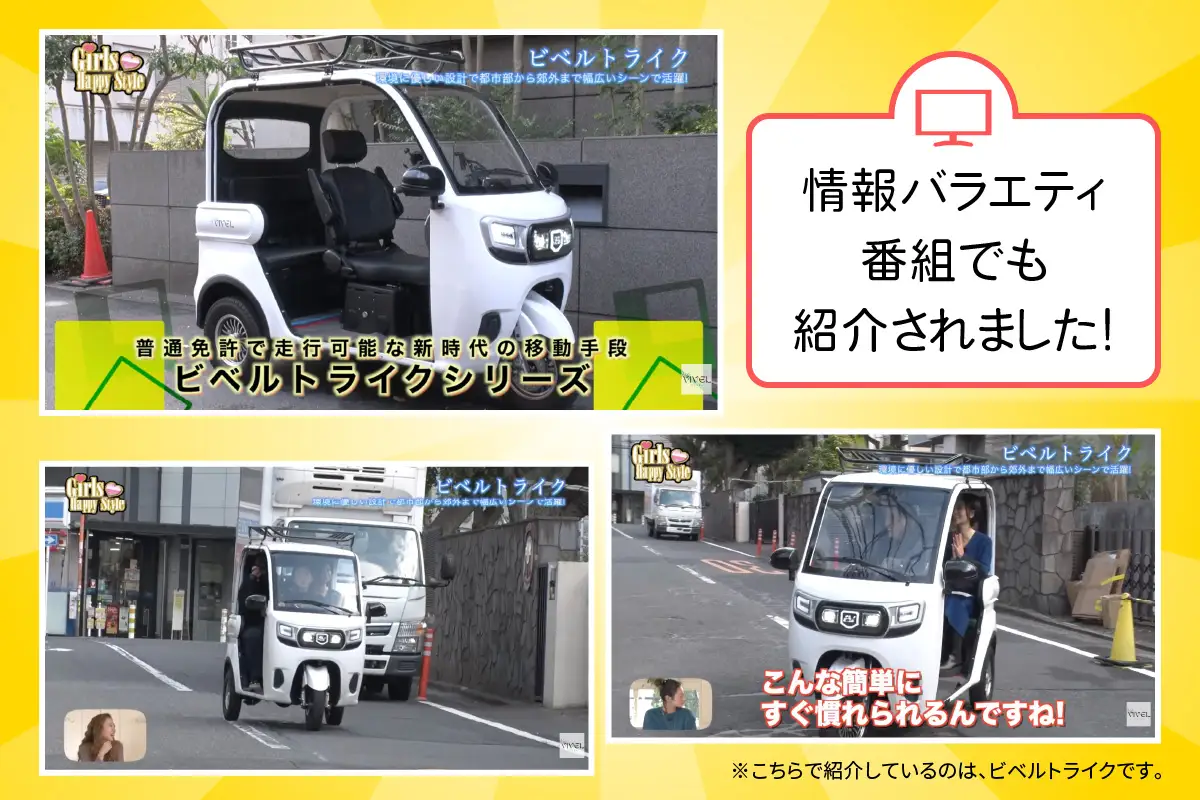 電動トゥクトゥク《VIVEL》COCO CLi SMOOTH 3人乗り シルバー 航続120km 電動三輪バイク [1051]