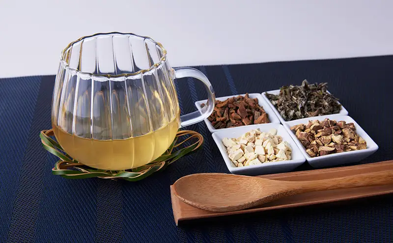 薬膳八百屋 飲むホッカイロ 薬膳茶シリーズNo2.薄桂青梔湯5個セット  薬膳 お茶 和漢 ノンカフェイン 東京都 大田区【離島・沖縄県配送不可】