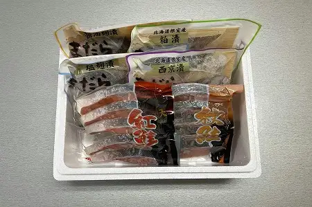 天然鮭切り身2種・まだら切り身4種 A-18045