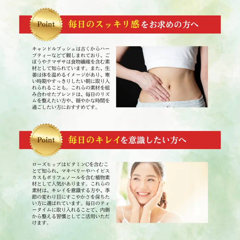 ブレンド健康茶 スリムすっきり茶 243g 90個（2.7g×5個×6ピロー×3袋）