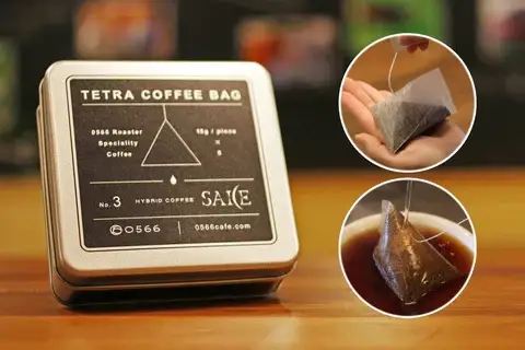 テトラコーヒーバッグ・ダブルセット　「0566ブレンド」＋「ハイブリッドコーヒー・和酒」（3273）