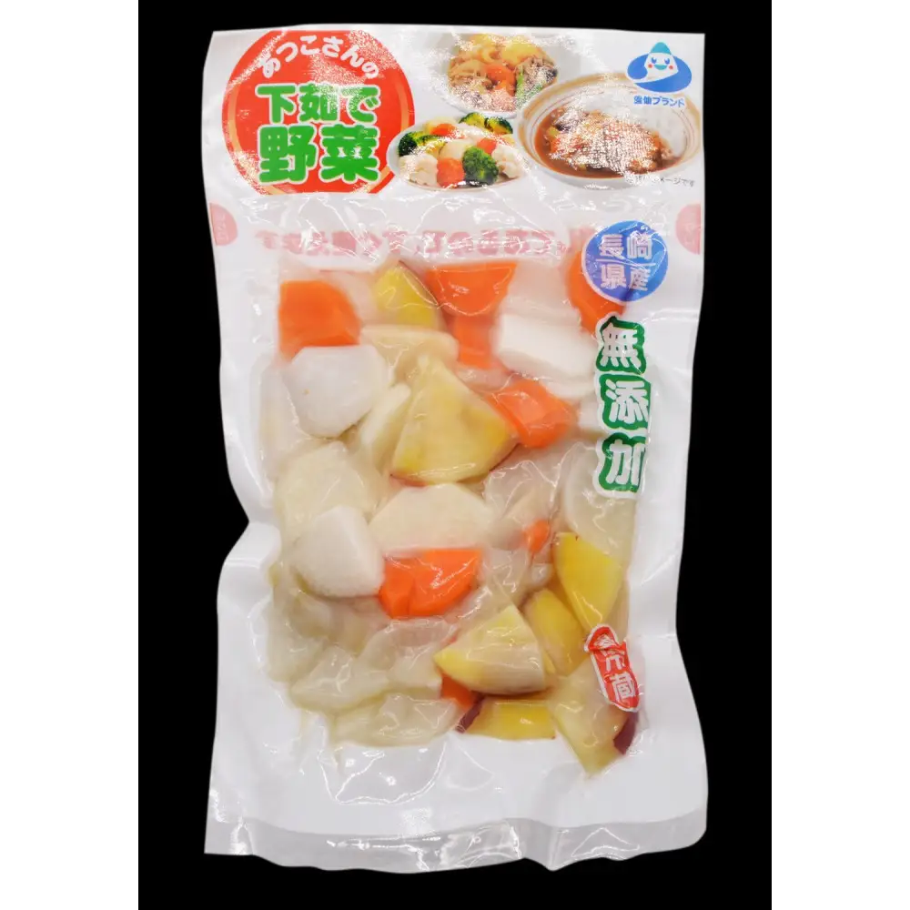 雲仙ブランド認定商品あつ子さんの下茹で野菜お手軽料理　計5個（3種）