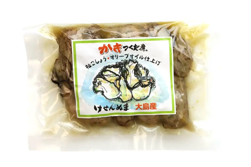 【期間限定発送】 かきつくだ煮 柚子胡椒 80g 6個 セット[気仙沼市物産振興協会 宮城県 気仙沼市 20566091]