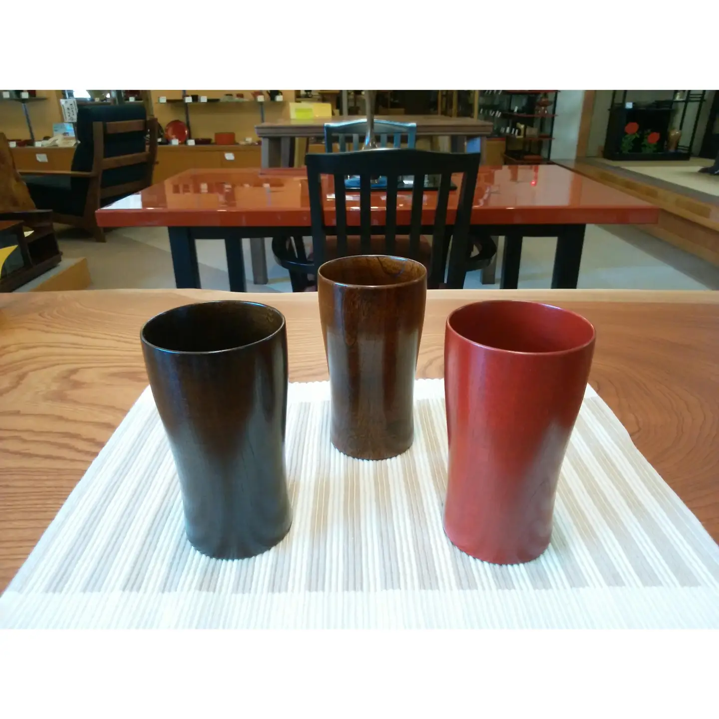 ≪木曽漆器≫ 缶ビール 丸ごとカップ スリ
