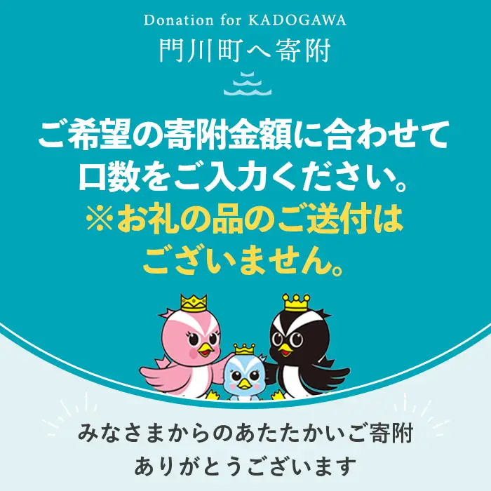 ≪返礼品なし・1,000円≫宮崎県 門川町への寄附【地域振興課】【AI-10】