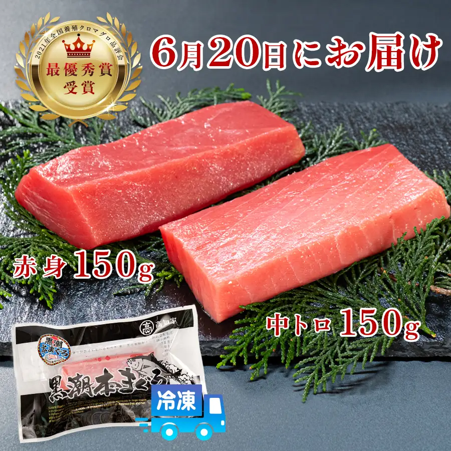 【父の日】6月20日お届け限定 本マグロ 中トロ・赤身 食べ比べ 日本一