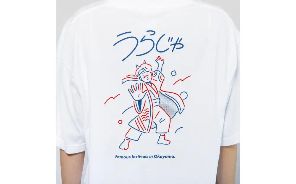 おもてじゃうらじゃオーバーサイズTシャツ【Lサイズ】