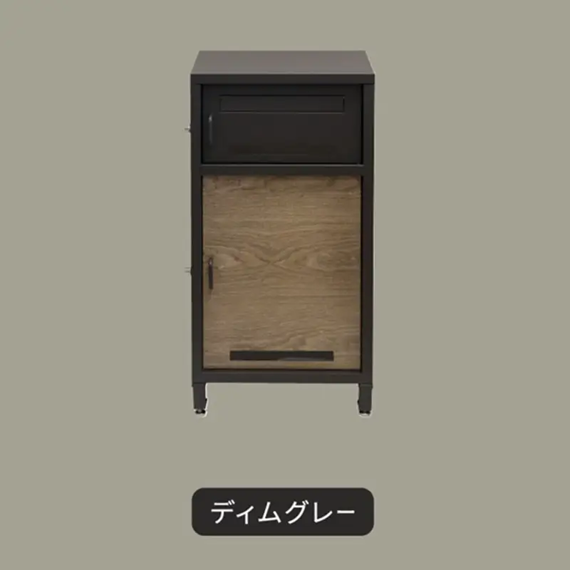 宅配ボックス付ポスト Lauro ラウロ【ディムグレー 】《 宅配ボックス 宅配ボックス付ポスト ポスト 置き型ポスト コンパクトサイズ 》【2509N16712_01】