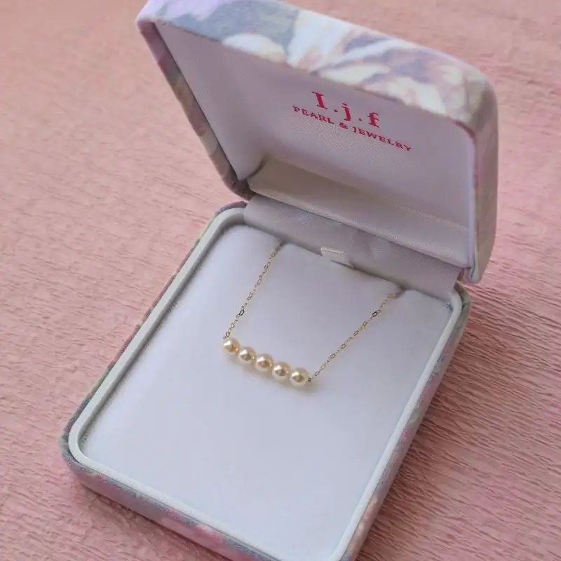 真珠 ネックレス K10 パール 5.5ミリ ～ 5.9ミリ アクセサリー ゴールド ジュエリー 三重県 伊勢志摩 冠婚葬祭 慶事 結婚式 誕生日 記念日 お祝い 贈り物 ギフト プレゼント 普段使い / 天使のブランコ・パール５、アコヤパールネックレス