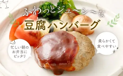 【定期便12回】豆腐ハンバーグセット 100g×15個入 豆腐ハンバーグ 冷凍 レンジ・湯煎で簡単 小分け 19,8000円 国産｜熊本県あさぎり町