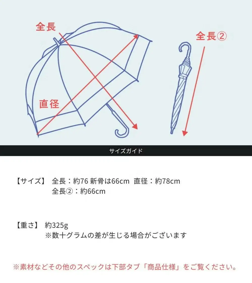 ロサブラン【日傘】ショート コンビ ダンガリー【50cm】【ダンガリーグレー×ネイビー】