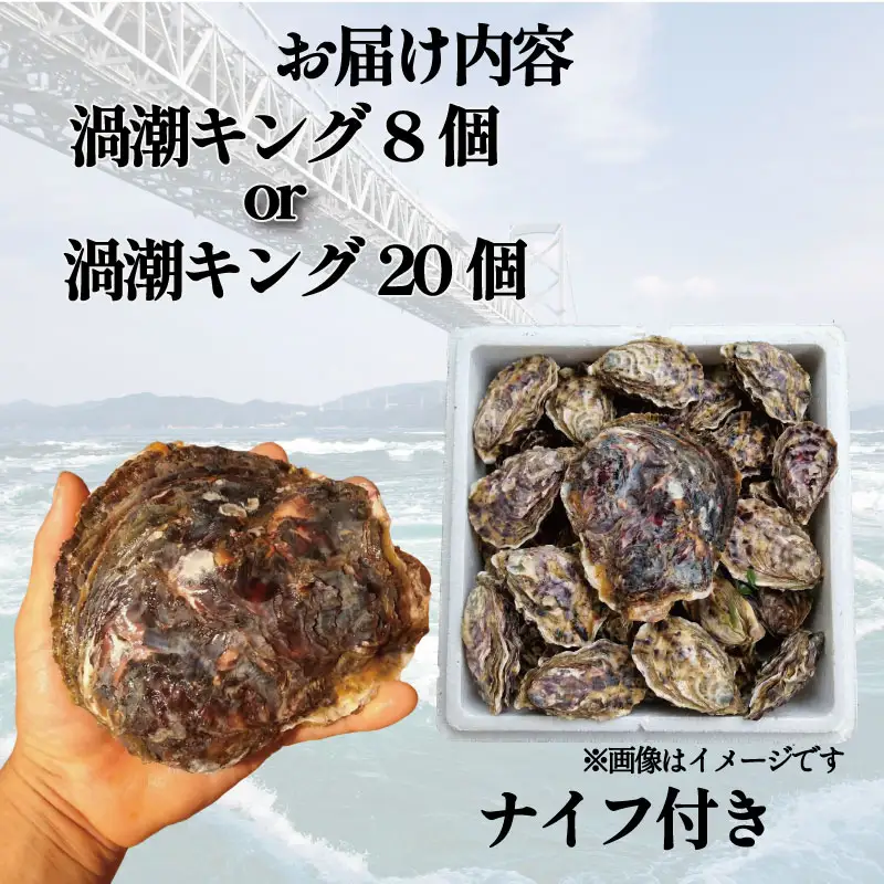 【2026年5月~2026年8月まで発送】牡蠣 生牡蠣 殻付き 20個 生食可  (ナイフ付き) キング 岩牡蠣 かき 