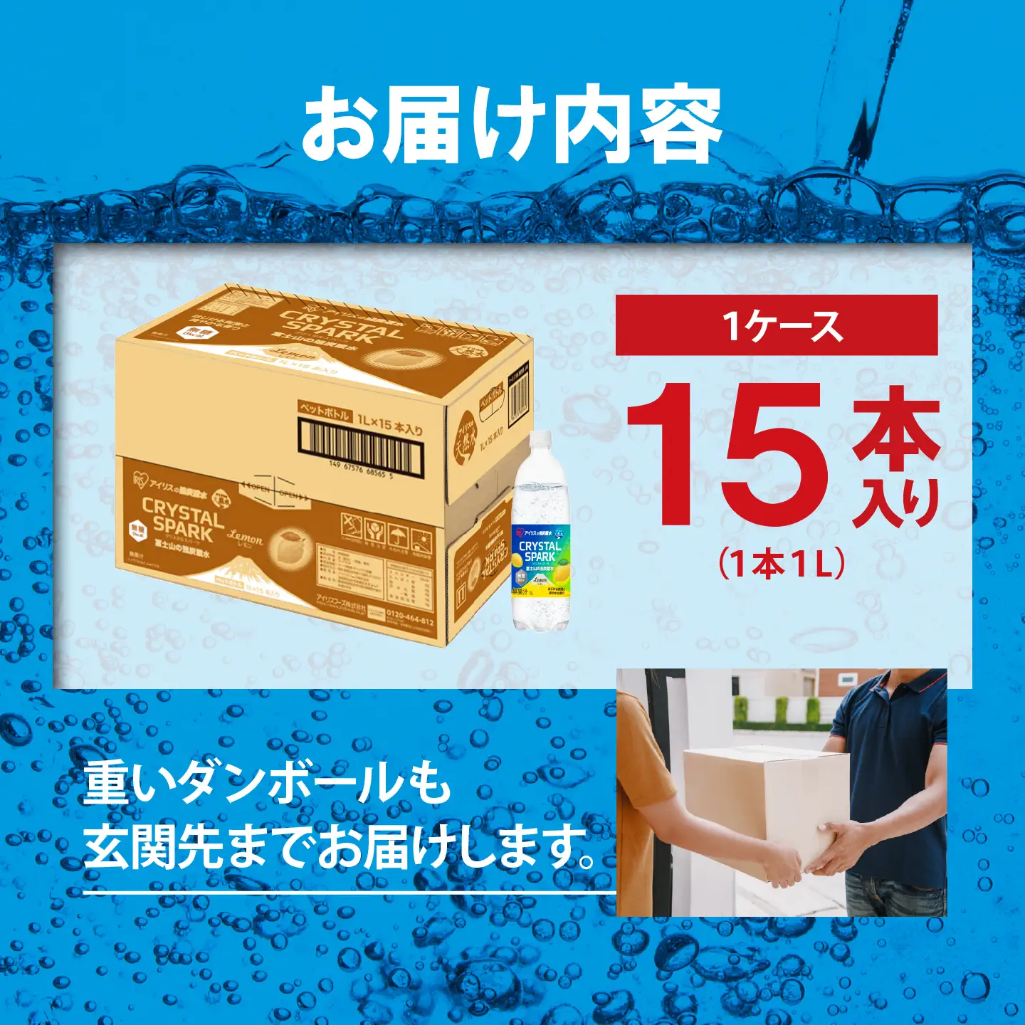 強炭酸水 最短3日 レモン 1L×2箱 30本入 炭酸