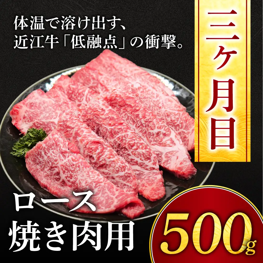 定期便 近江牛ロース贅沢コース(3カ月) 有限会社常松商店 滋賀県 東近江市 AO08 近江牛 定期便 牛肉 ロース 和牛 A5 A4 すき焼き しゃぶしゃぶ 焼肉 精肉