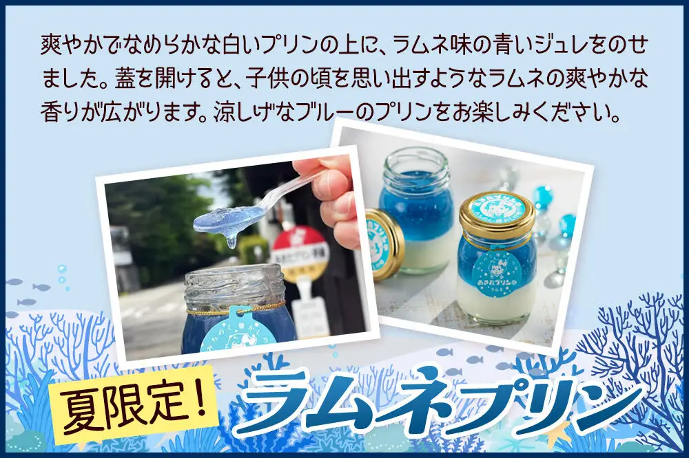 あきたプリン亭 食べ比べ！ラムネ＆なめらかプリンセット 各6個 計12個入り