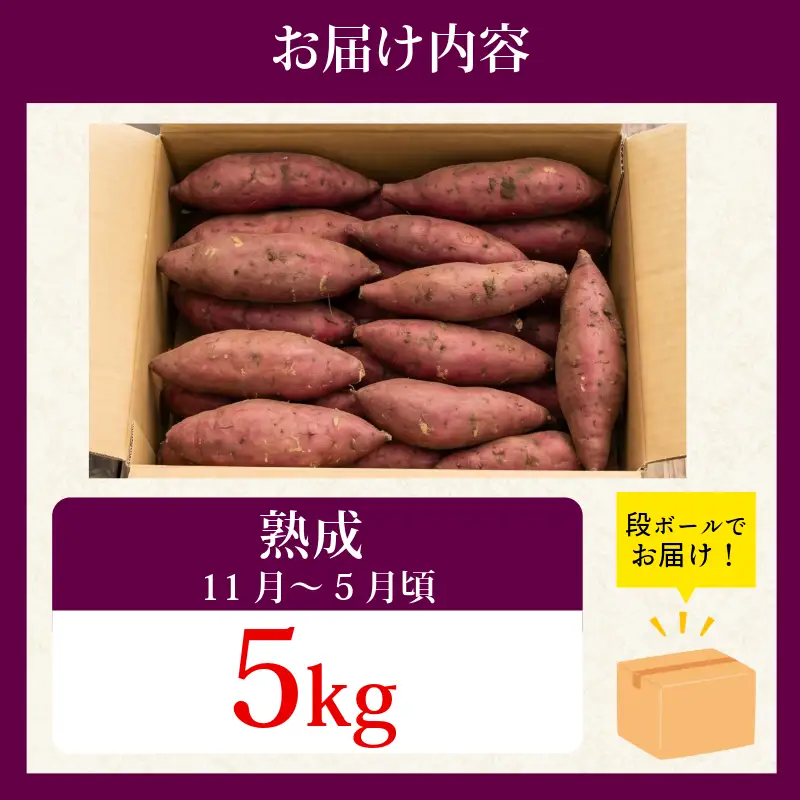 訳あり なると金時 5kg 熟成 さつまいも 鳴門金時
