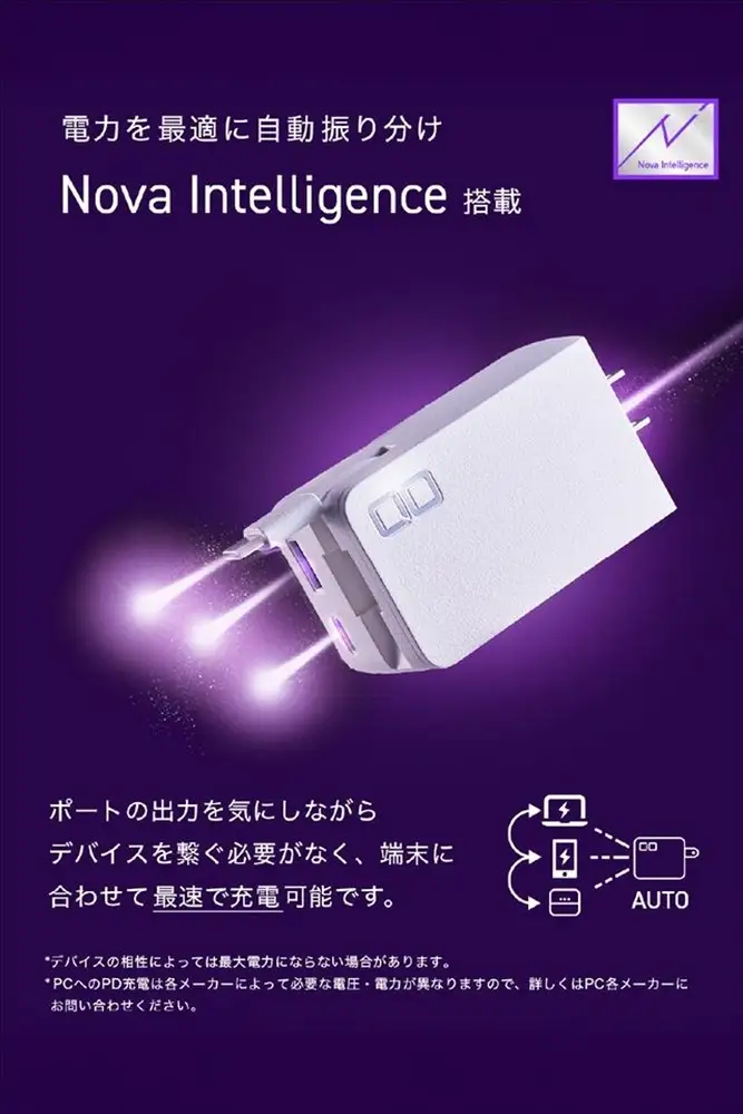 CIO 電源タップ  最大7口 1500W Polaris STICK Built in CORD REEL ホワイト [2657]