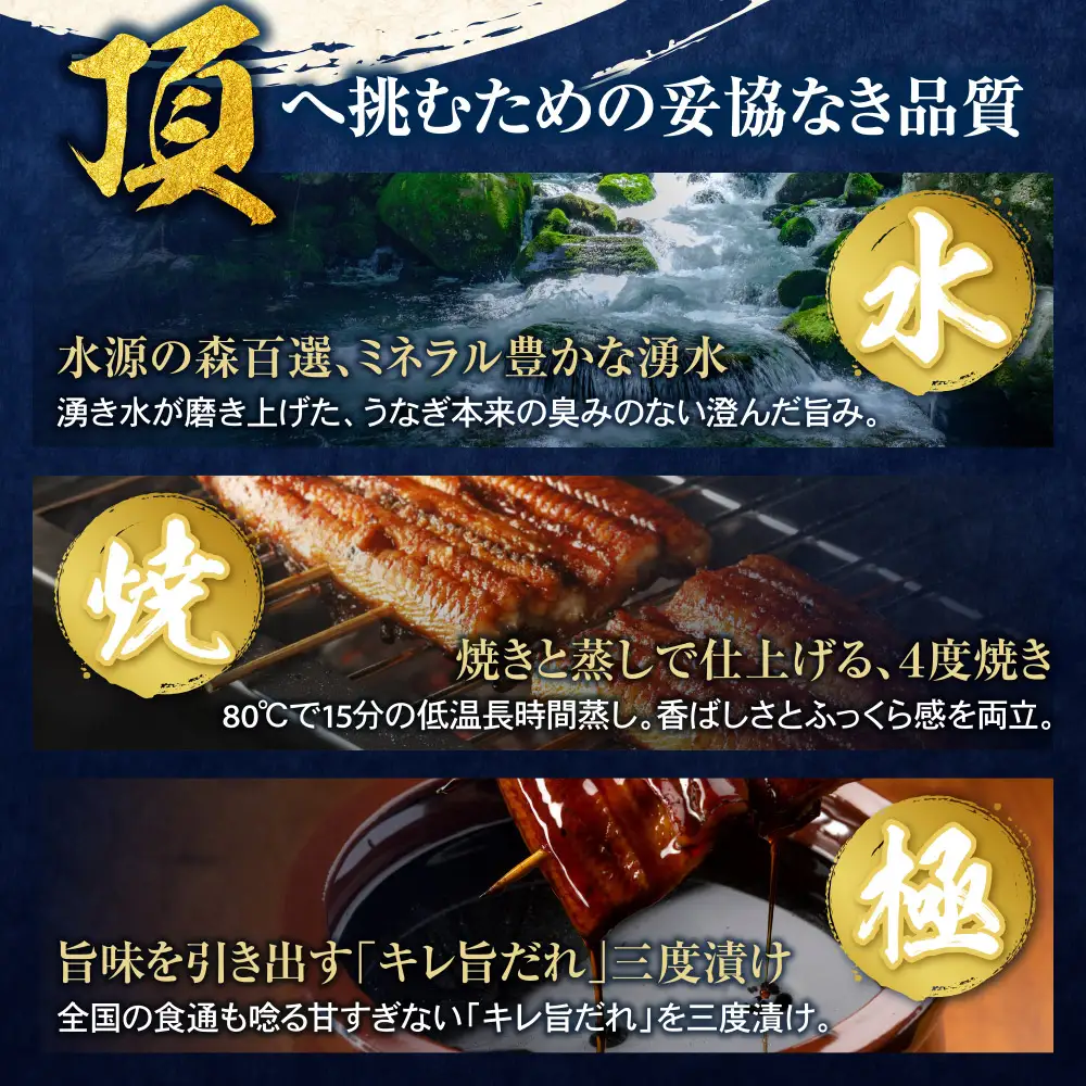 Z36-16 寄附額改定↓↓ 頂鰻 福岡県産うなぎの蒲焼 2尾セット うなぎ