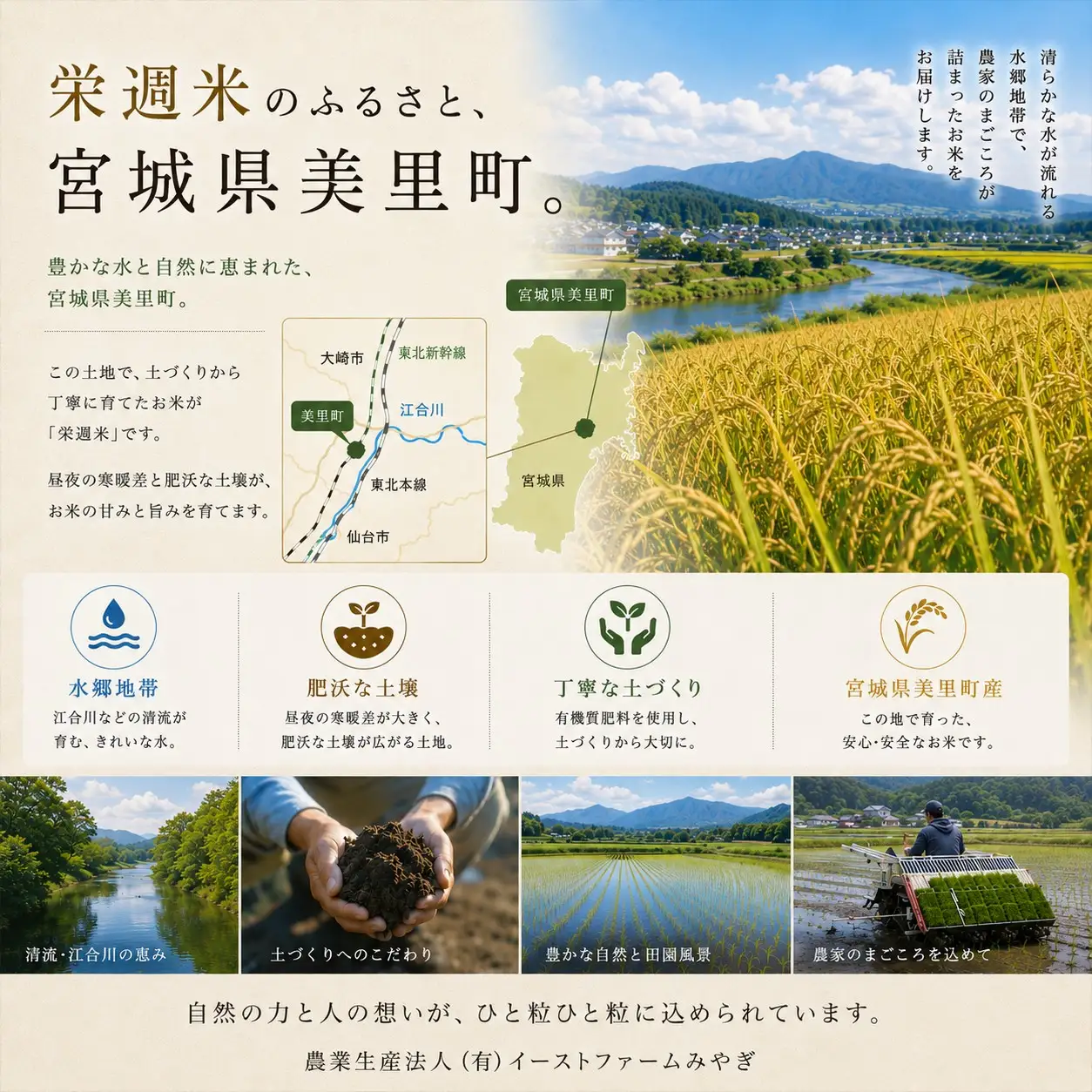 令和８年産 栄週米 ササニシキ（精米）５kg ※10月上旬より順次発送予定 【isff005】 