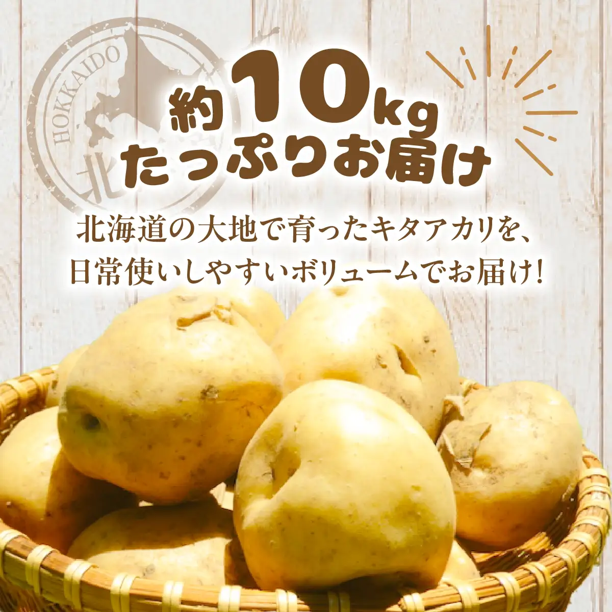 【2026年7月下旬頃より順次発送】(訳あり) じゃがいも キタアカリ 10kg ASG045
