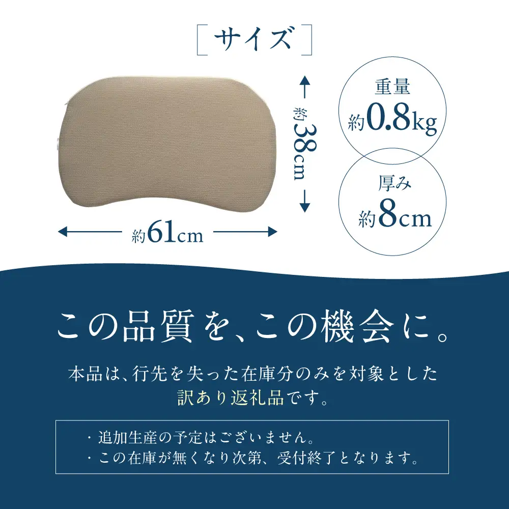 訳あり mameFIT(マメフィット) 立体サポート枕 ブレスエアー® 近江化成工業株式会社 滋賀県 東近江市 A-H11 安眠 枕 快眠 頚椎サポート 肩こり 横向き寝 寝返り 人間工学 ウレタン 三日月型 体圧分散