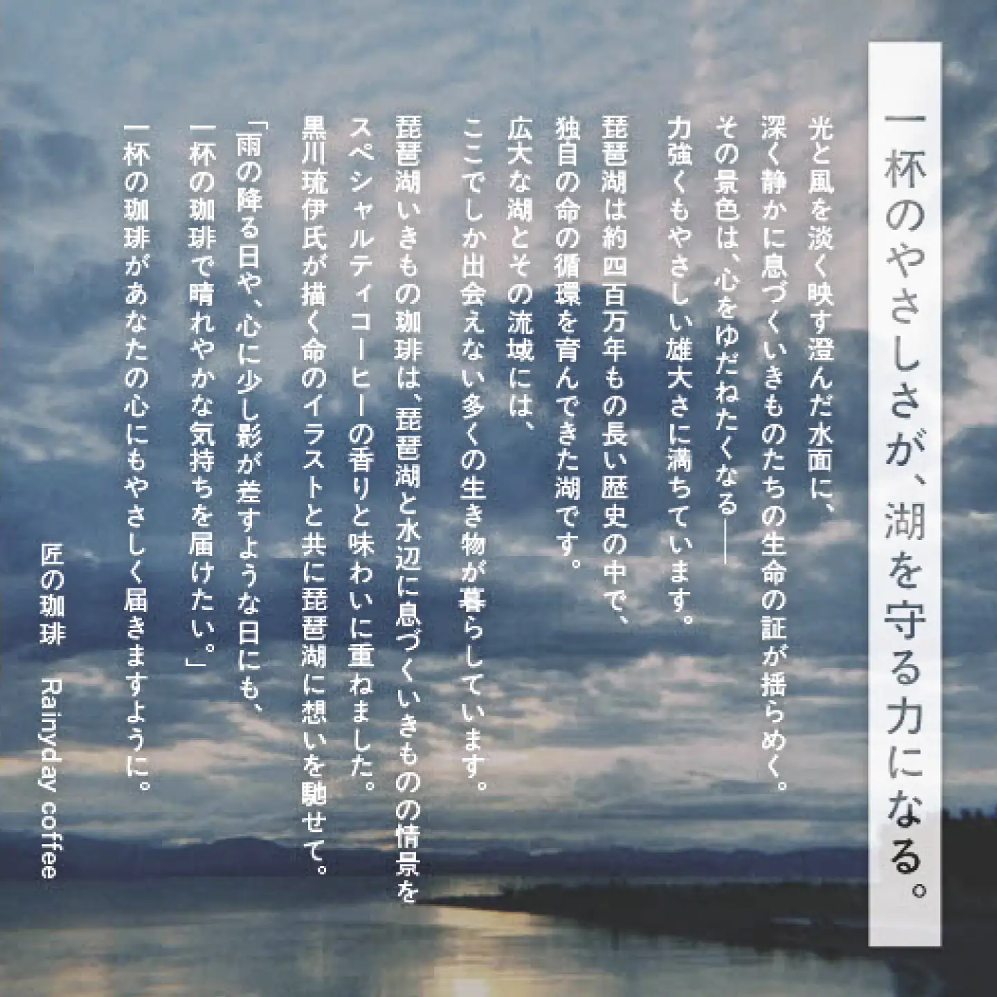 ドリップコーヒー 琵琶湖いきもの珈琲 3セット[AQDM008]ドリップコーヒー
