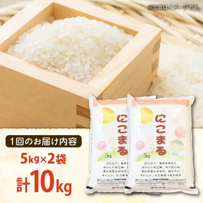 【12回定期便】長崎県産 精米 にこまる 10kg(5kg×2袋)総計120kg / 米 お米 こめ コメ 精米 / 南島原市 / 大松屋商店[SDR016]