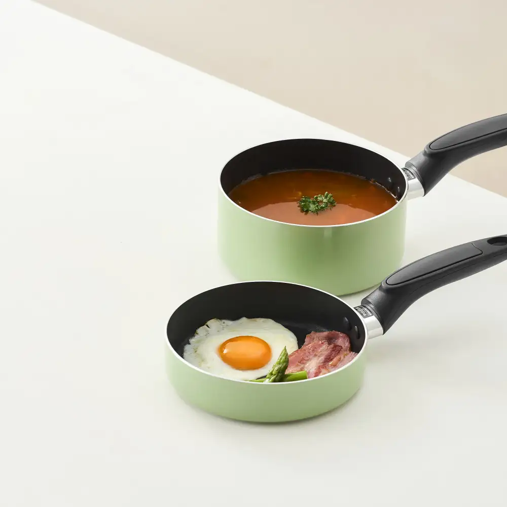 ミニフライパン・鍋セット ３点セット MINI I3 ピスタチオ