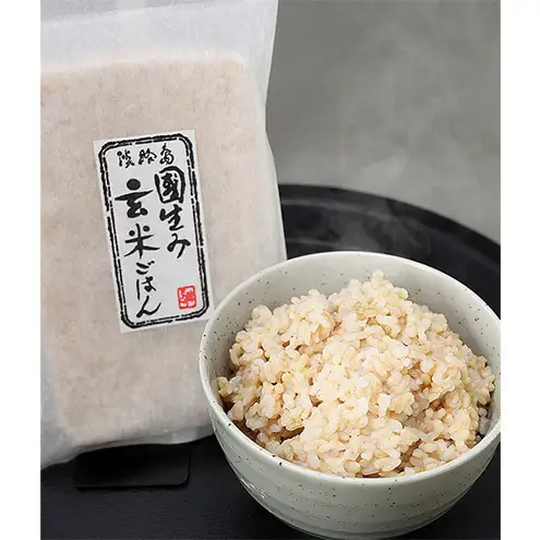 災害備蓄食 玄米ごはんパック4種 5食セット  天然由来の原材料のみ使用、保存料・着色料無添加 兵庫県 洲本市 淡路島